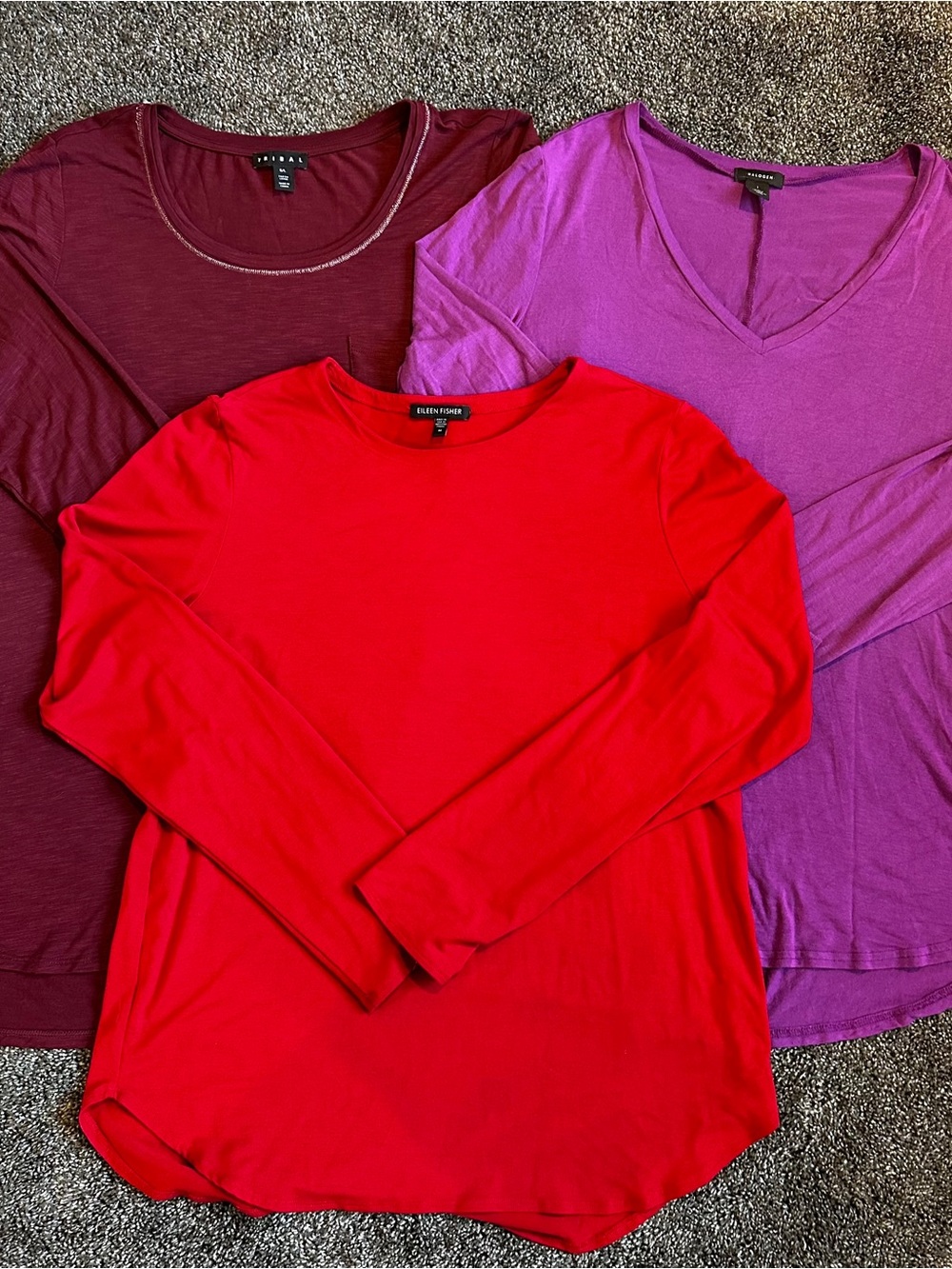 Bundle of 3 long sleeved tshirts
